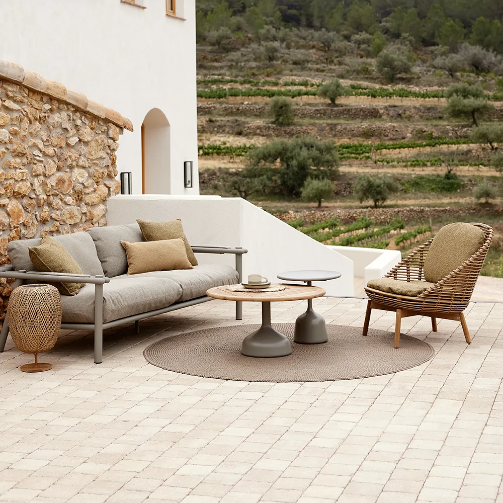 Sticks 2-sits soffa Taupe