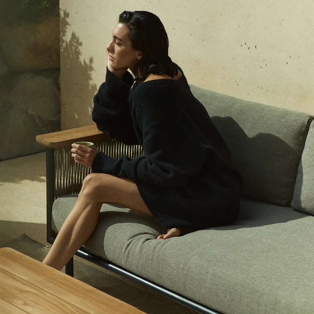 Corbey 2-sits soffa Oyster