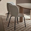 Rico Matstol Black Soft Bouclé - Off-white/Sand