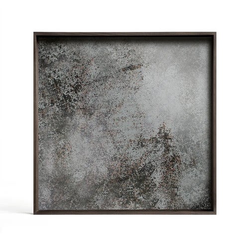 Aged bricka 38x38 cm clear