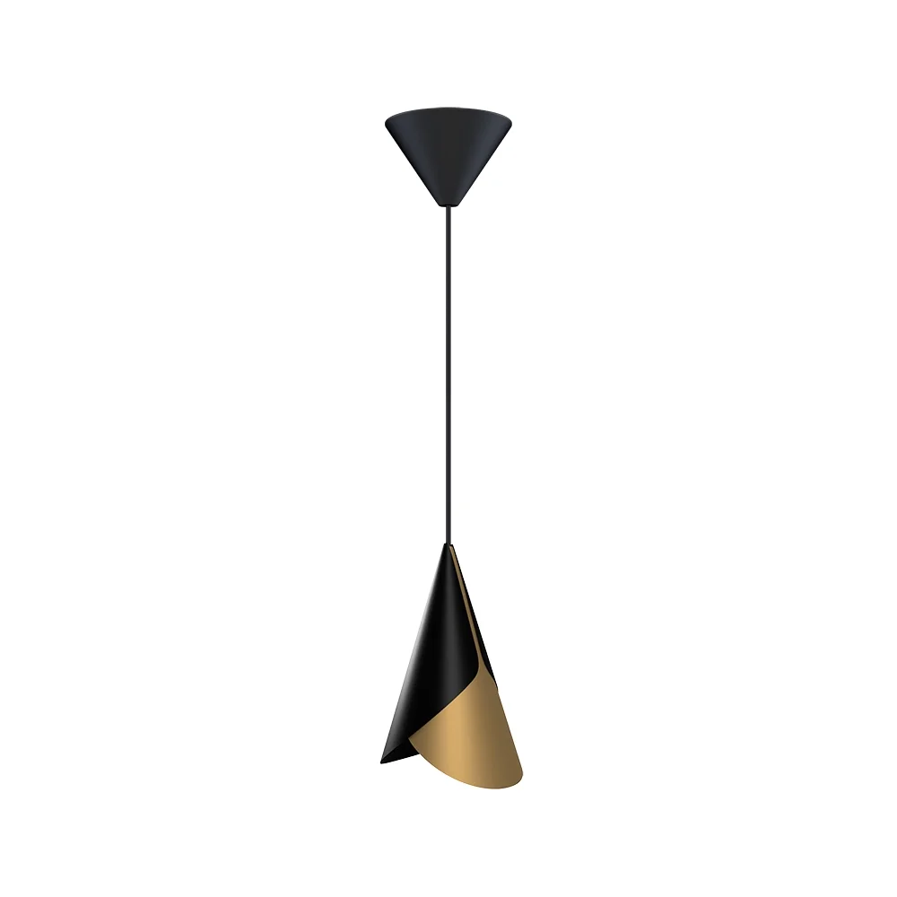 Cornet Lampskärm Black/Brass