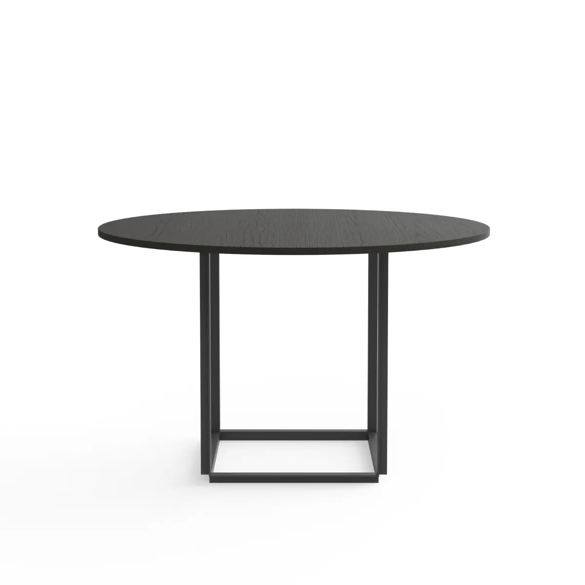 Florence Bordsskiva Ø120cm Svartbetsad Ask