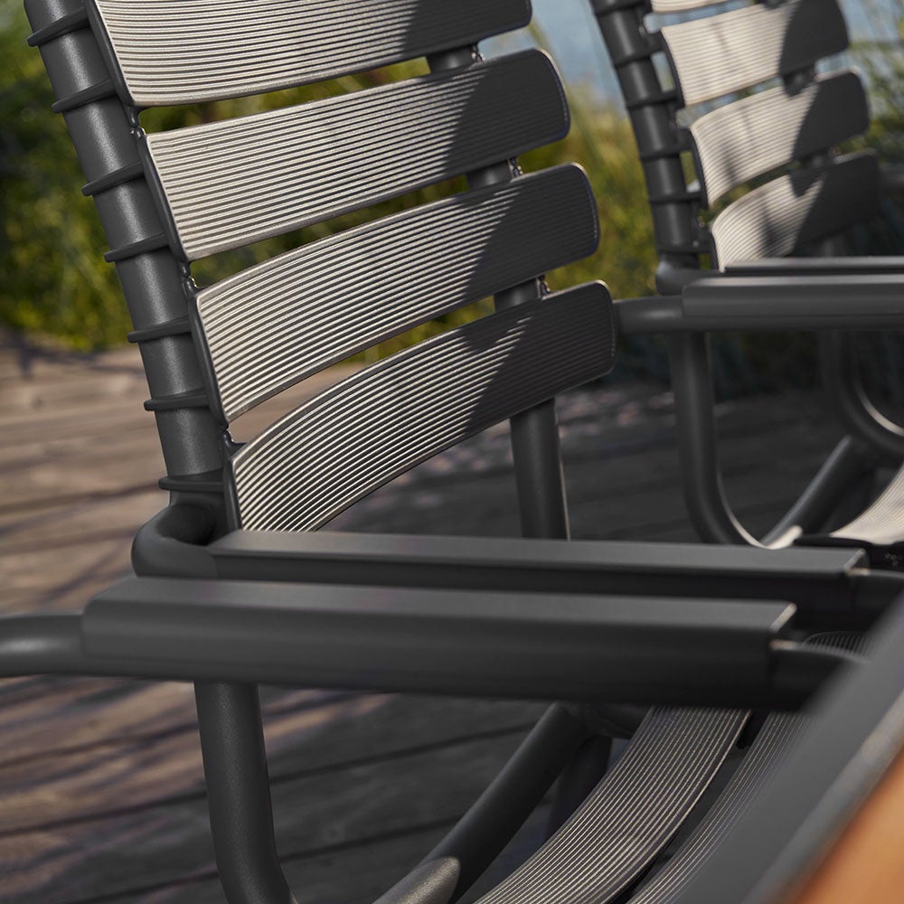 Reclips matstol grön/grön Aluminium