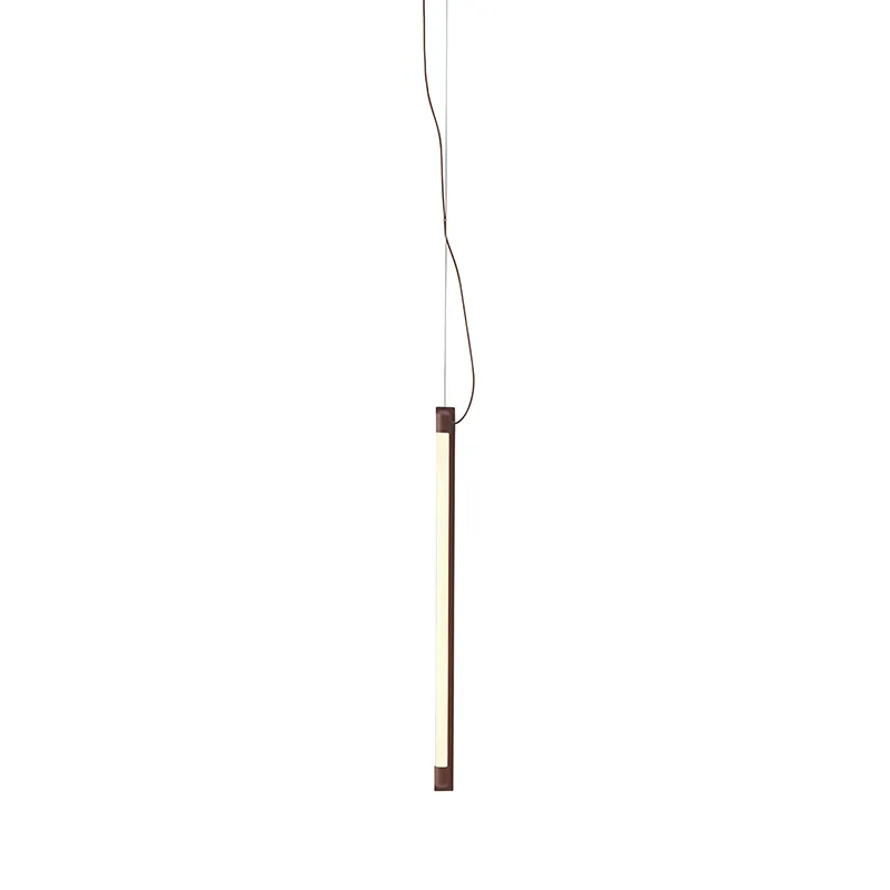 Fine Suspension Lamp 60 cm - Deep Red