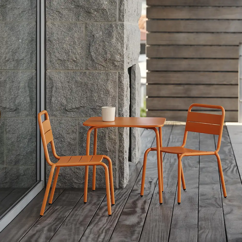 Nera caféstol barn orange 