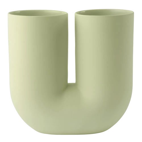 Kink Vas H: 26 cm - ljusgrön