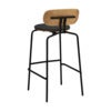 Curious Barstol Ek/Svart Shadow