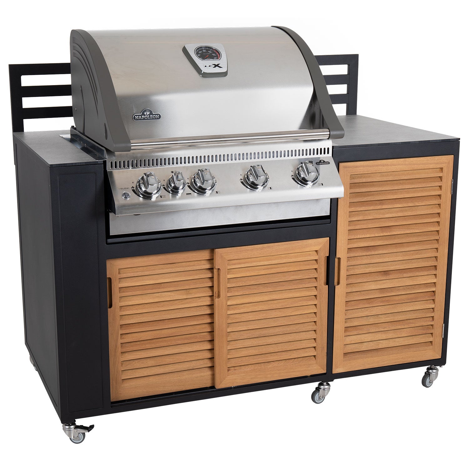 Fornax utekök svart/teak 