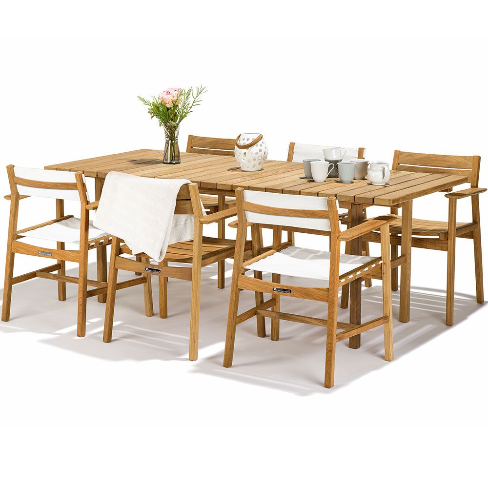 Djurö Karmstol Teak/Batyline 