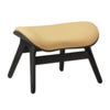 A Conversation Piece Ottoman Fotpall Black Oak/Summer Shine