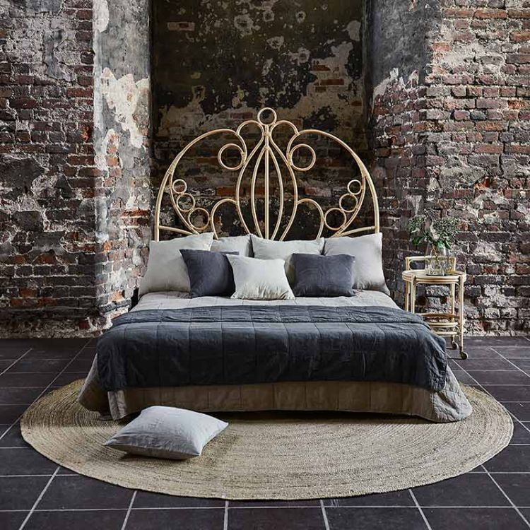 Sänggavel Natalia 180 Cm Rotting Natur 