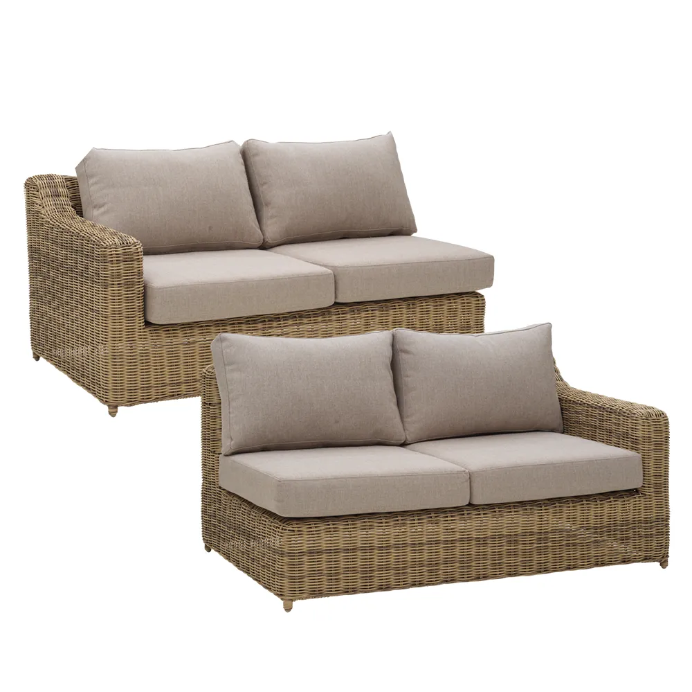 Glendon avslutsdelar 2-pack  Rustic / 220 Beige