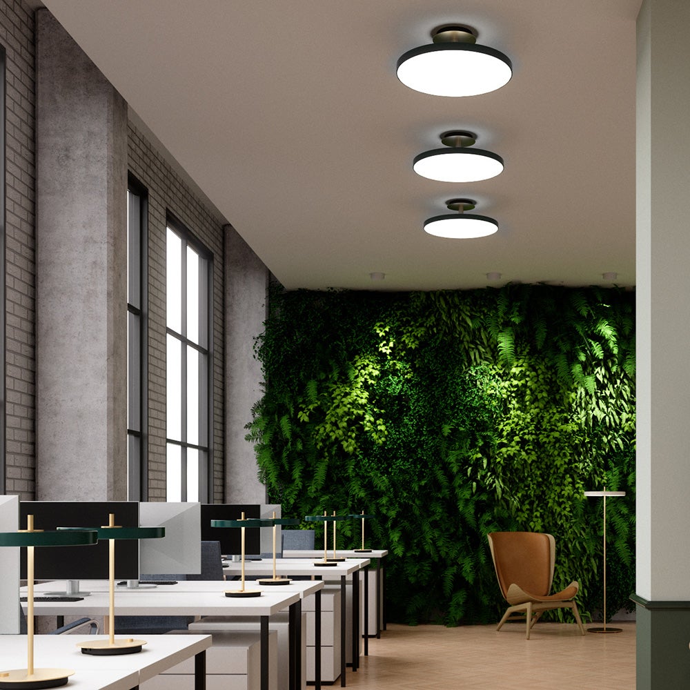 Asteria Up Taklampa L Ø60 cm Black