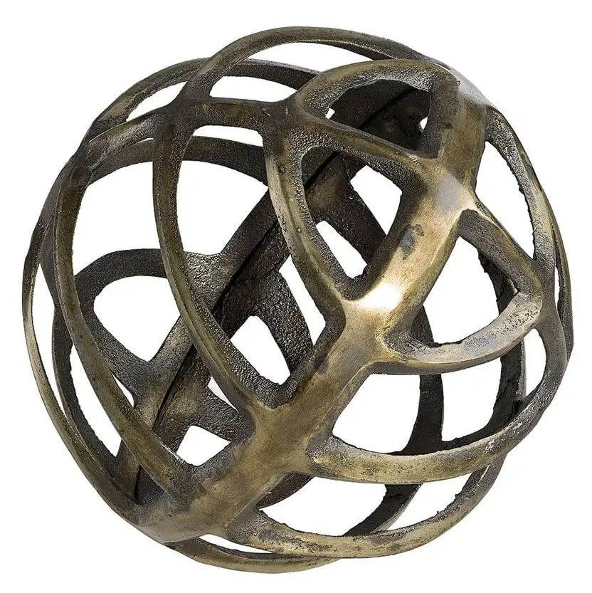 Dekoration Calisto L vintage brass