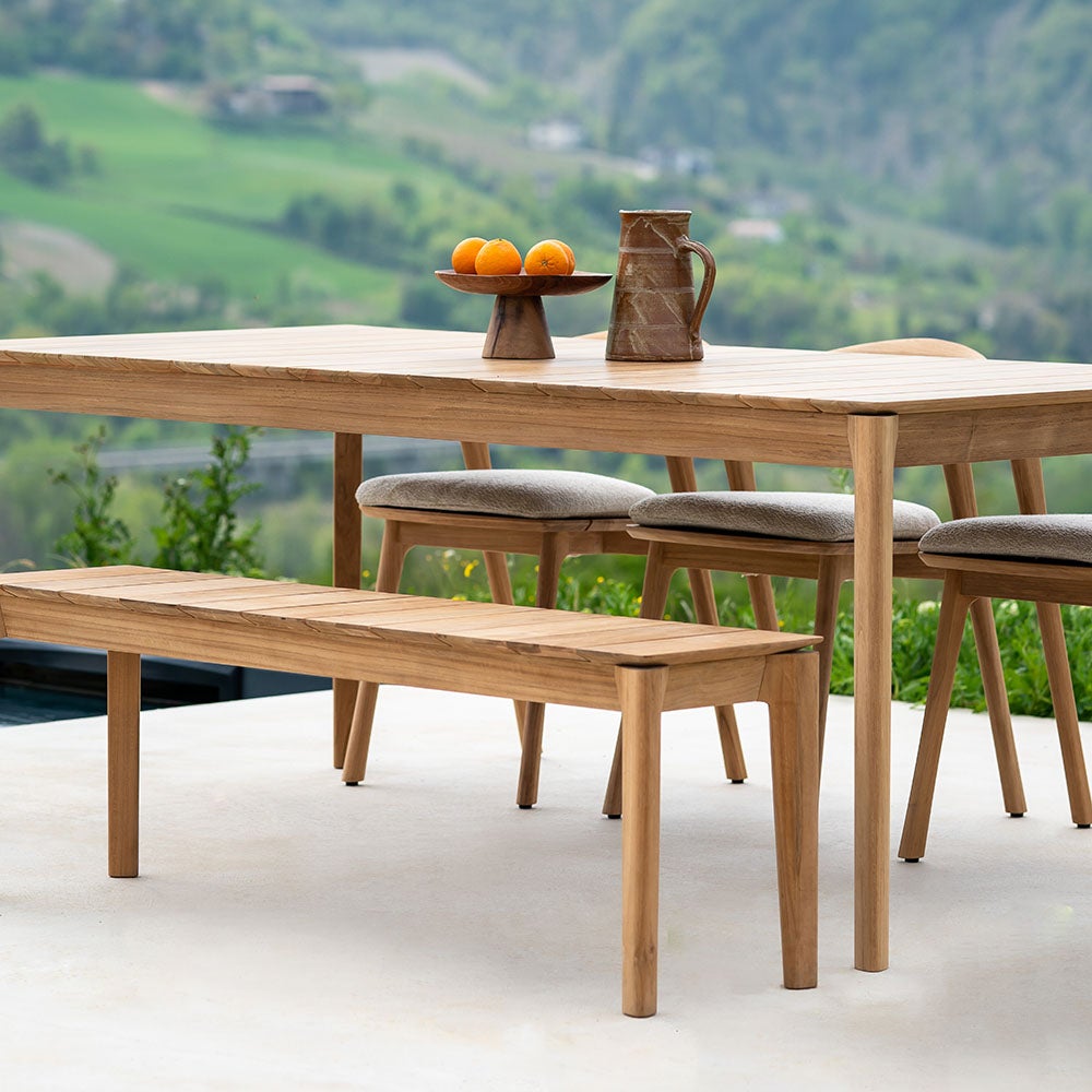 Bok Bänk Teak137x35 cm