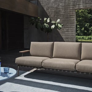 Settle 3-sits soffa Ribbed Weave 5/Taupe 