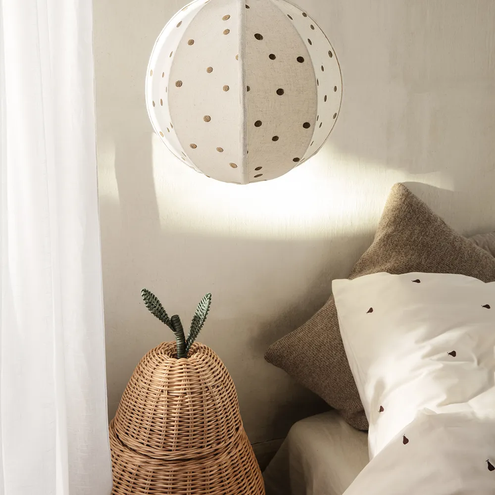 Pear flätad förvaringskorg stor