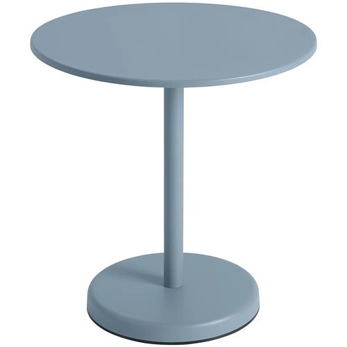 Linear Steel Cafébord Ø70 cm Pale Blue 