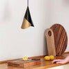 Cornet Lampskärm Black/Brass