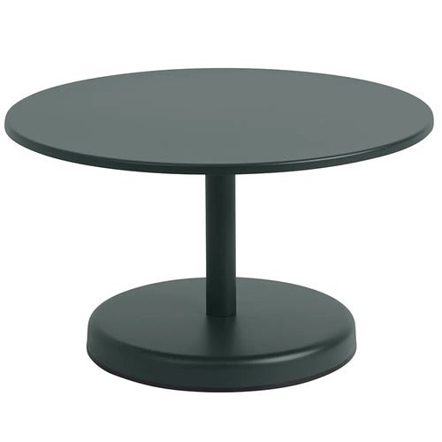 Linear Steel Soffbord Ø70 cm Dark Green 