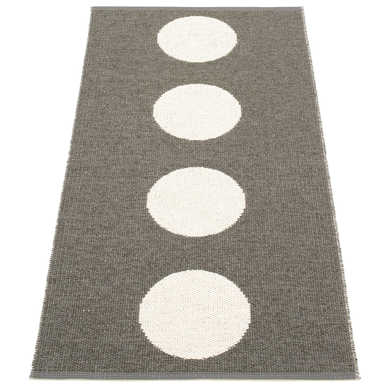 Vera matta 70x150 cm charcoal / vanilla 