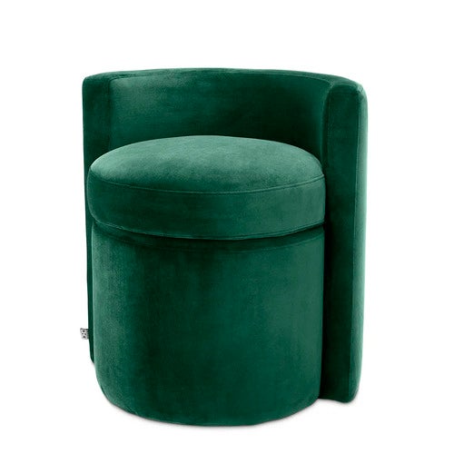 Hög fåtölj Arcadia Roche dark green