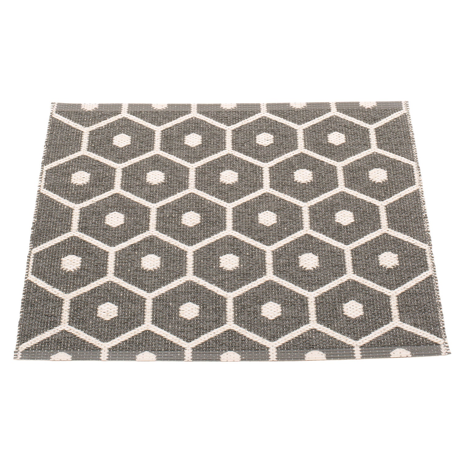 Honey matta 70x60 cm charcoal / vanilla 