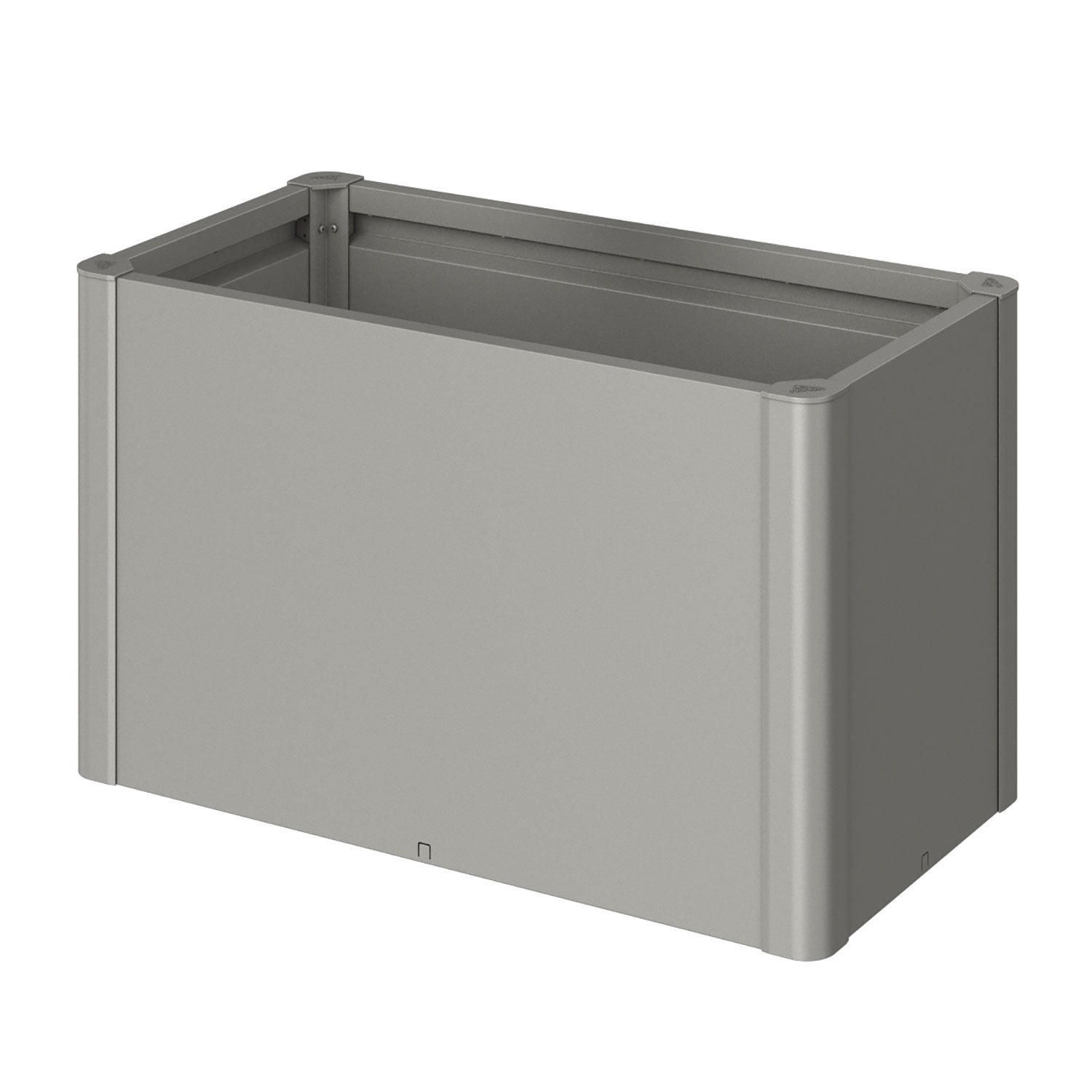 Belvedere planteringsbädd midi storlek 100 metallic kvarts-grå