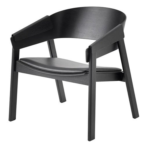 Cover Lounge Chair - Refine Leather Black