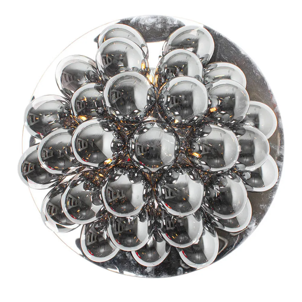 Gross vägglampa Ø60cm Rökgrå