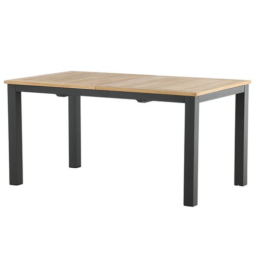 Panama Matbord 152-210x90 cm Svart/Teak