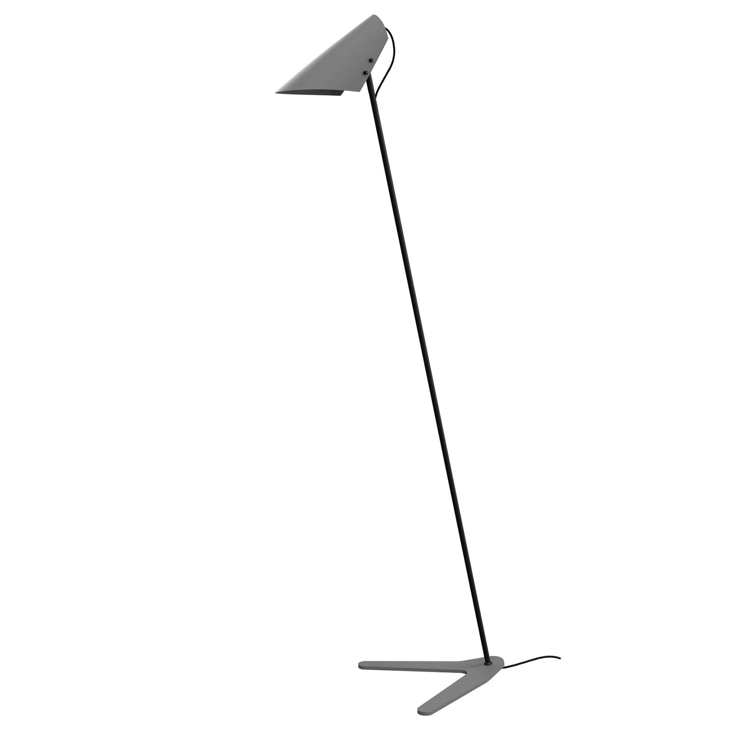 Vincent Golvlampa Svartstrukt/Betongstrukt