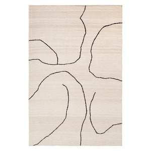 Handvävd Matta i Jute Gesso Off-White 170x240 cm