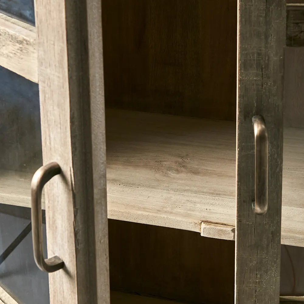 Riko Vitrinskåp Natural