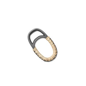 Weave Bottle Opener - Black Brass