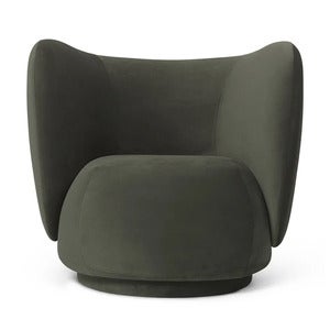 Rico Lounge Fåtölj Rich Velvet - Pine