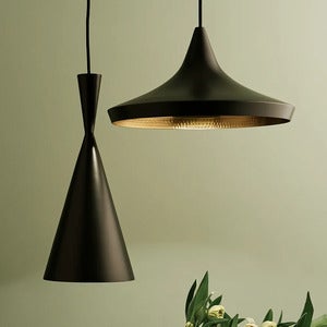 Beat Pendel Tall Black LED