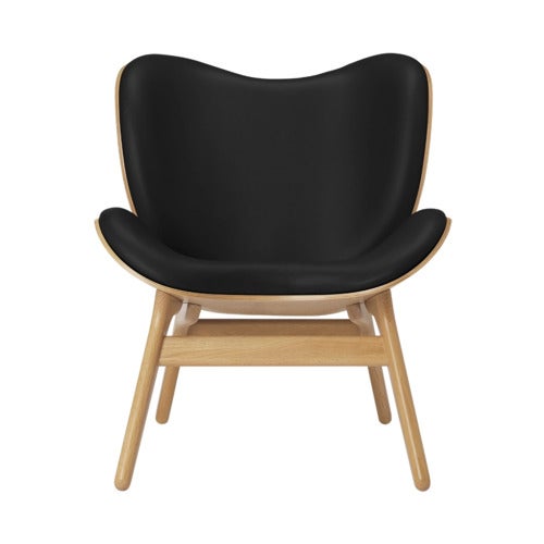 A Conversation Piece Loungestol Oak/Hope Leather Black