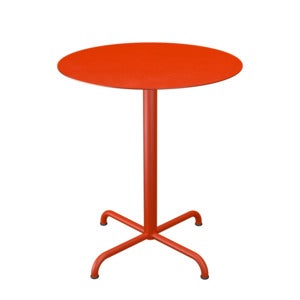 PICO Cafébord Ø64 cm, bas 4 ben Cayenne