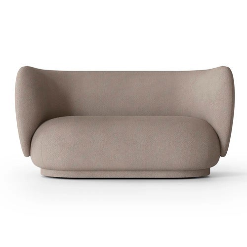 Rico 2-sits soffa Brushed - Warm Grey