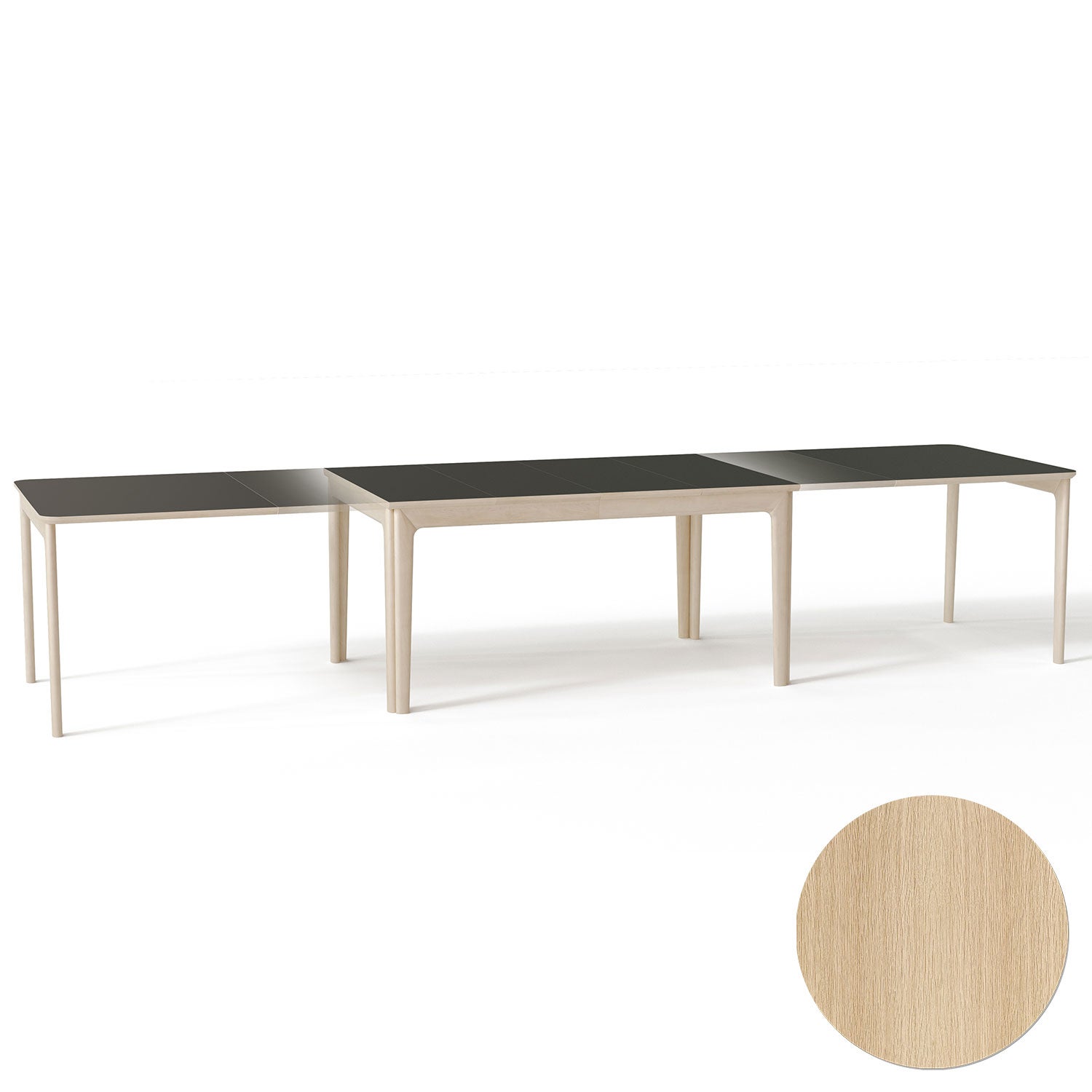 Sm26 Bord Ek Lack 155-308/359X101X74Cm 