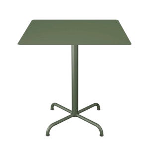 PICO Cafébord 70x70 cm, bas 4 ben Olive green