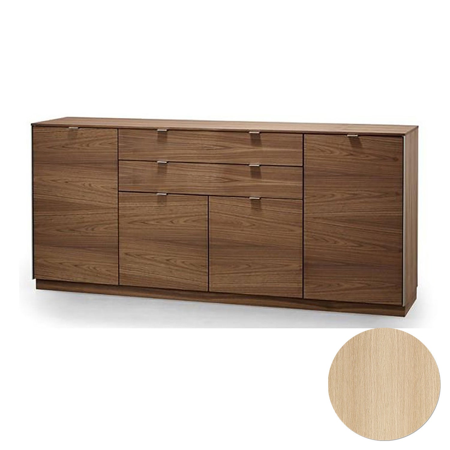 Sm942 Skänk Ek Lack 194X44X88Cm 