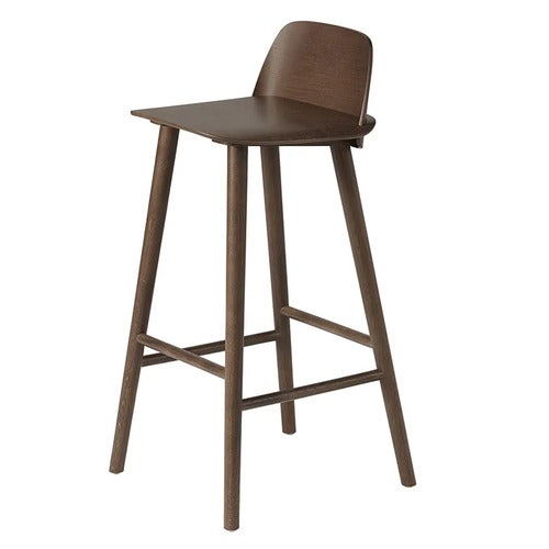 Nerd barstol 75 cm - Stained Dark Brown