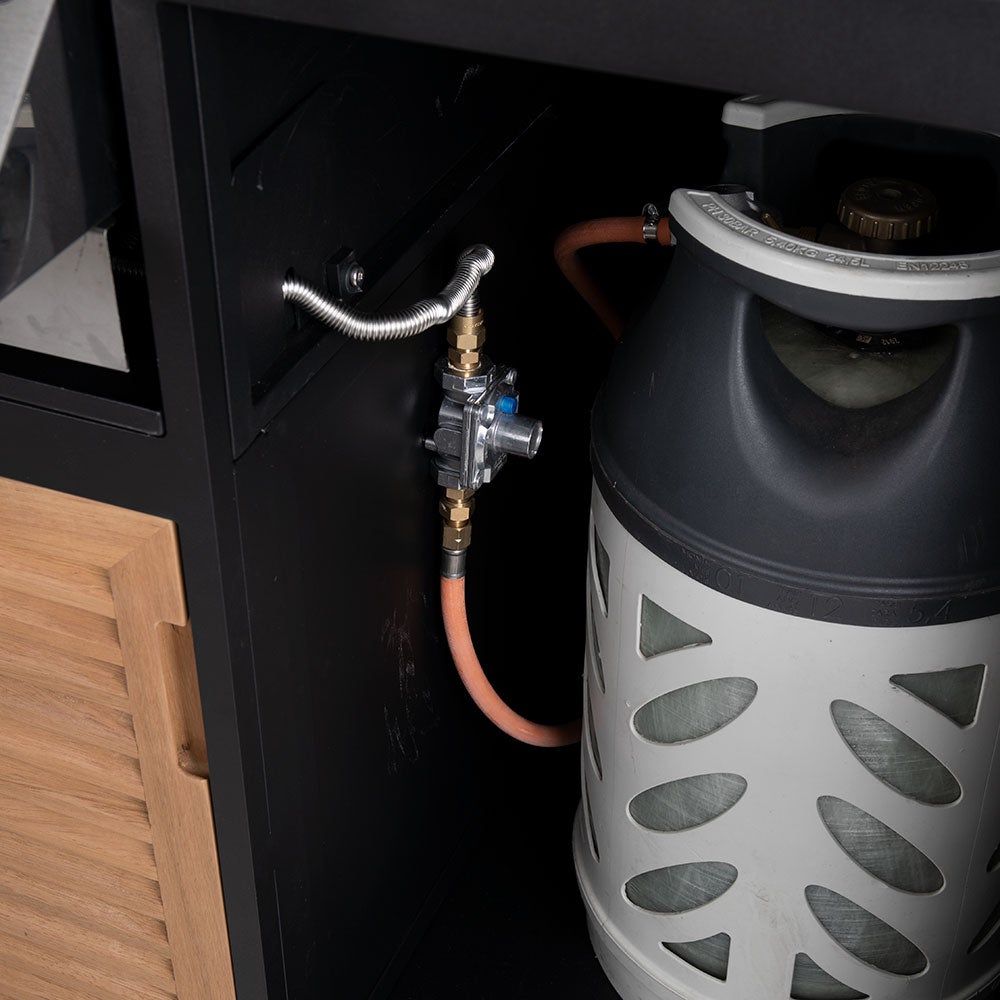 Fornax utekök svart/teak 