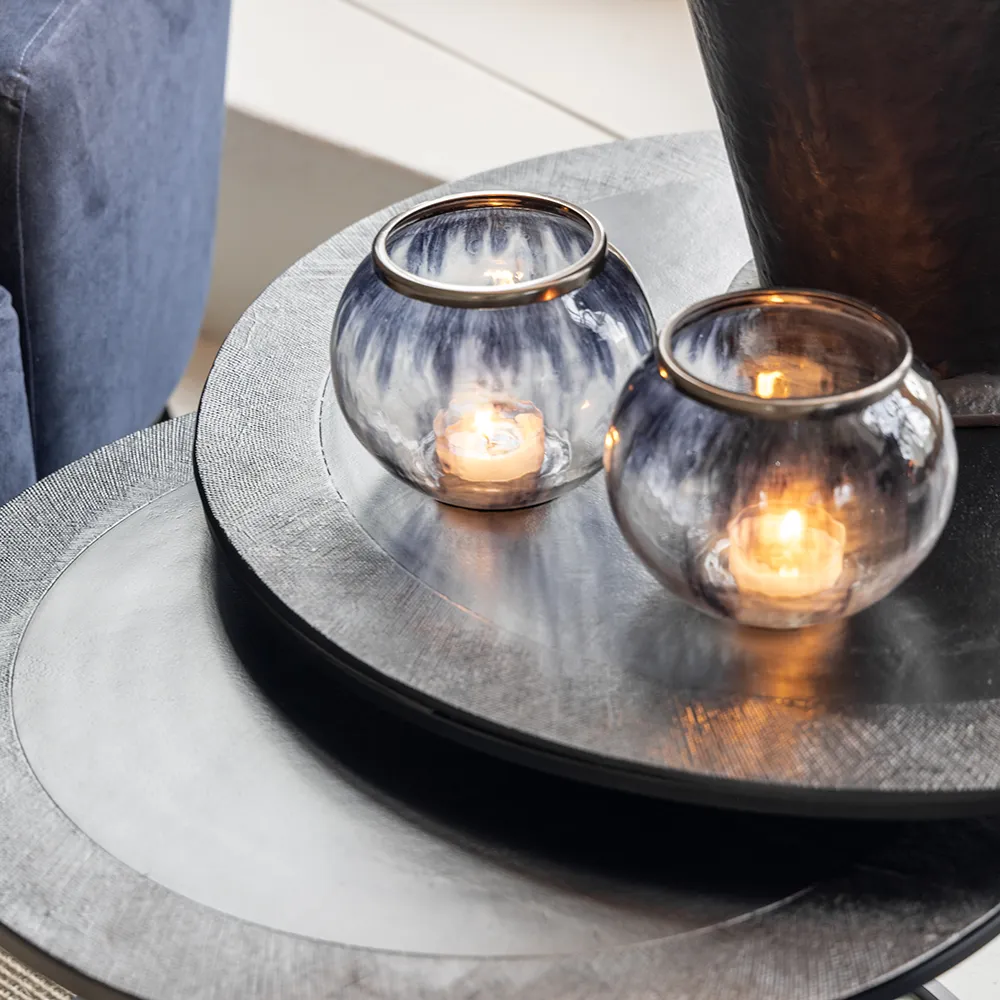 BELMONT Rund glaslykta