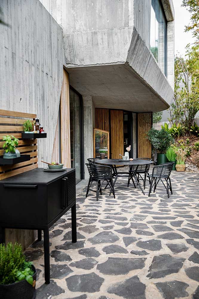 Drop Utekök 100cm Grå 