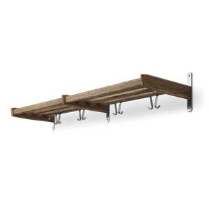 Meja Hatthylla 90 cm Rökt Ek