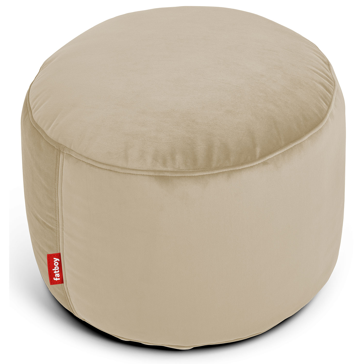 Fatboy Point velvet recycled pouf camel