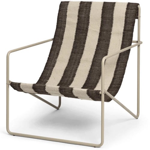 Desert Lounge Fåtölj Cashmere/Off-white/Chocolate